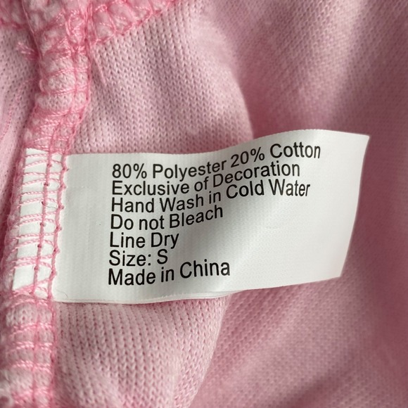 NEW Smoochie Pooch Velour Hoodie Dog Dress Pink Size S - Picture 6 of 9